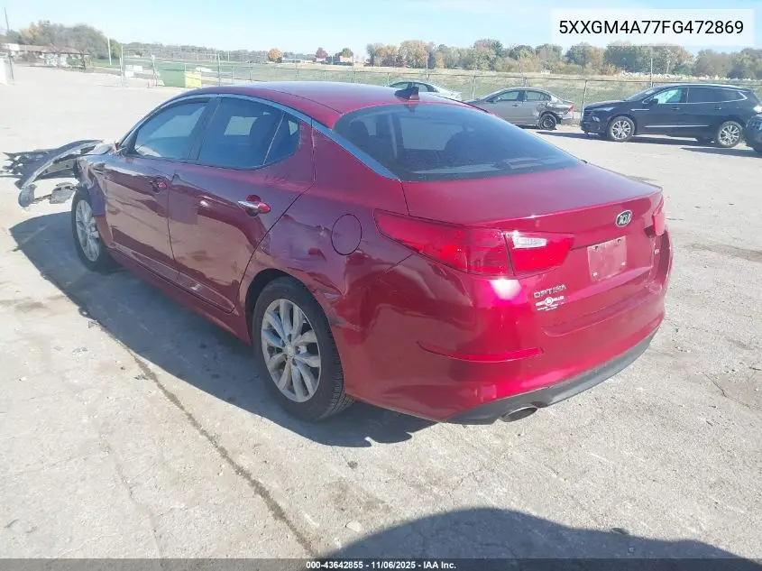 5XXGM4A77FG472869 2015 Kia Optima Lx