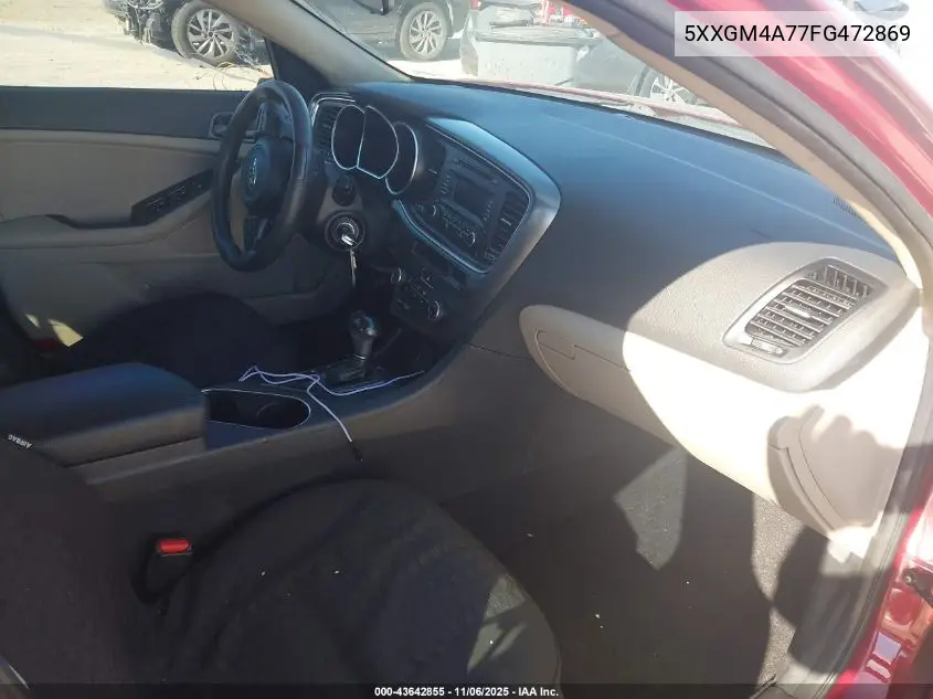 5XXGM4A77FG472869 2015 Kia Optima Lx