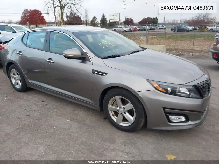 5XXGM4A73FG480631 2015 Kia Optima Lx