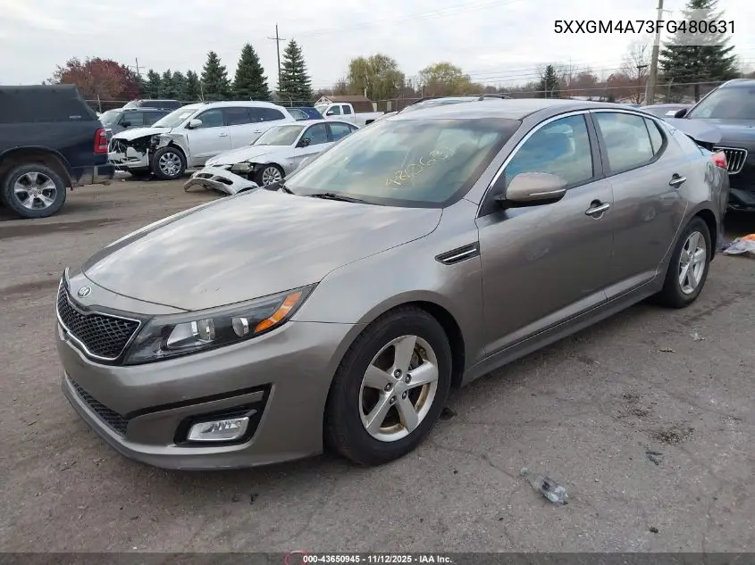 5XXGM4A73FG480631 2015 Kia Optima Lx