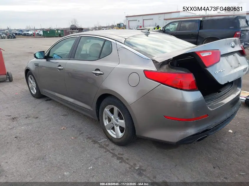 5XXGM4A73FG480631 2015 Kia Optima Lx
