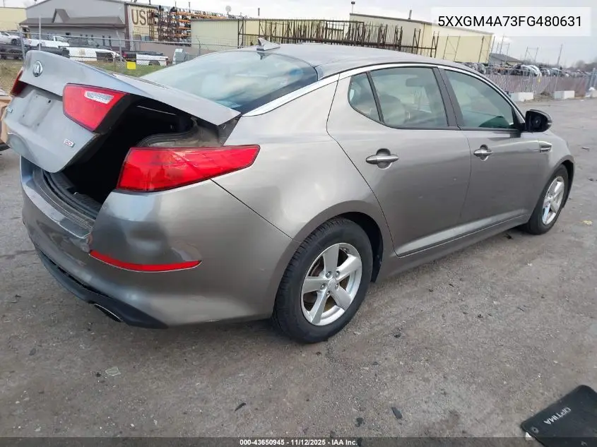 5XXGM4A73FG480631 2015 Kia Optima Lx