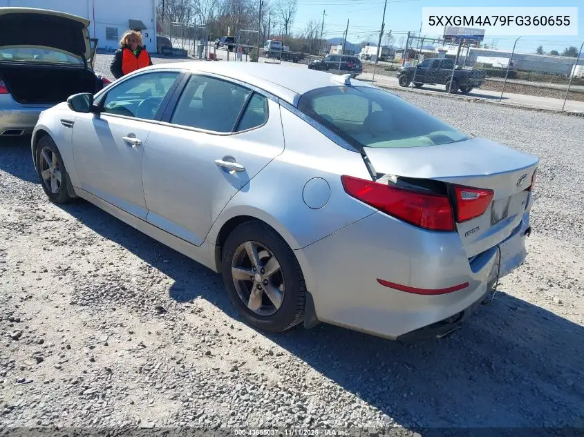 5XXGM4A79FG360655 2015 Kia Optima Lx