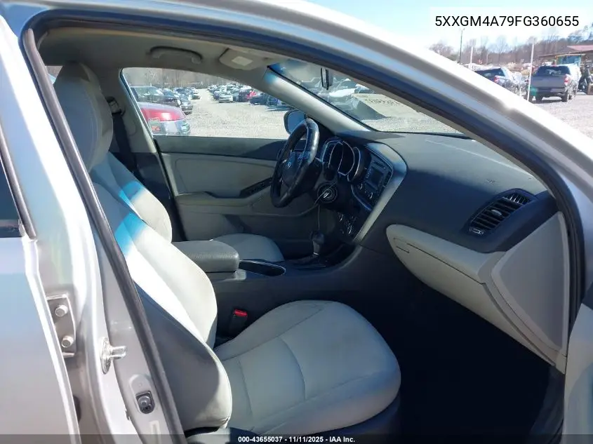 5XXGM4A79FG360655 2015 Kia Optima Lx