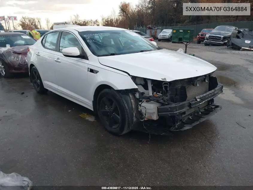 5XXGM4A70FG364884 2015 Kia Optima Lx