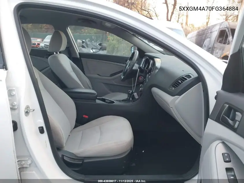 5XXGM4A70FG364884 2015 Kia Optima Lx