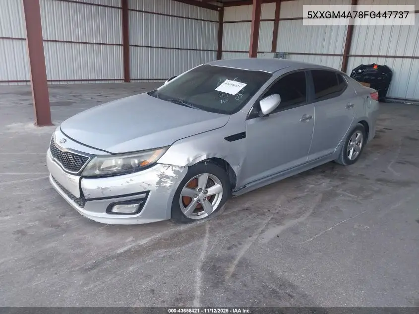 5XXGM4A78FG447737 2015 Kia Optima Lx