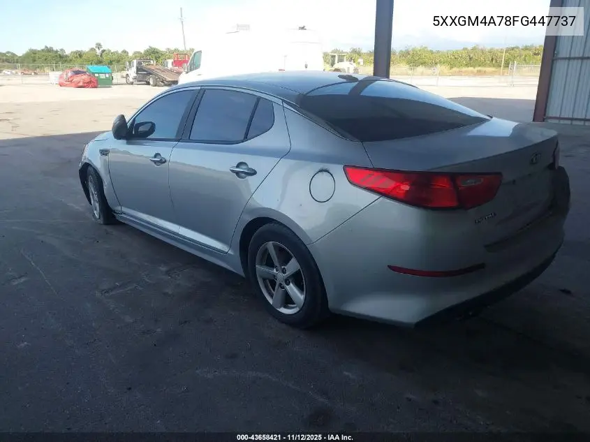 5XXGM4A78FG447737 2015 Kia Optima Lx