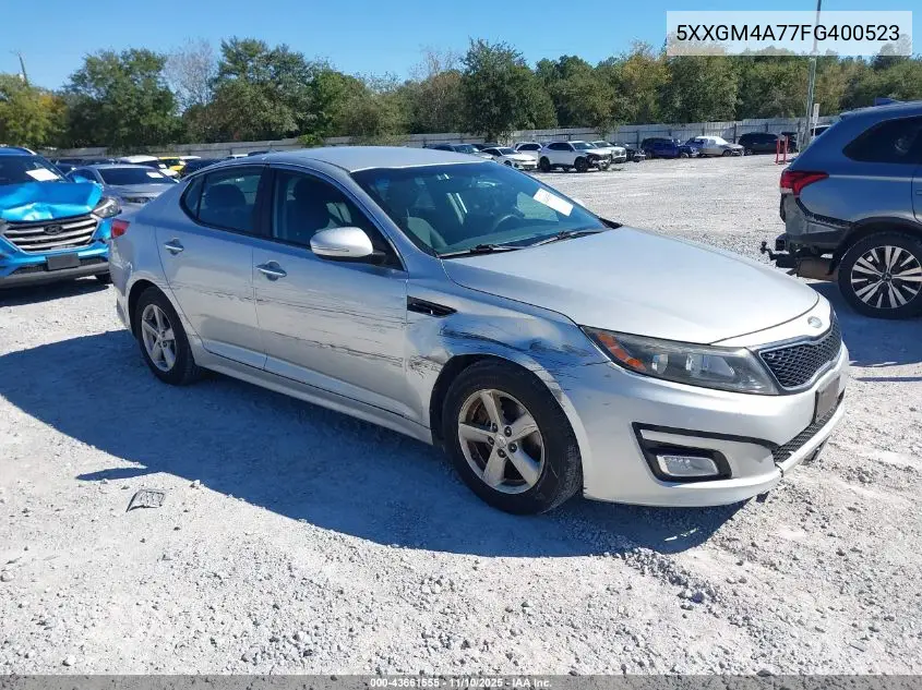 5XXGM4A77FG400523 2015 Kia Optima Lx