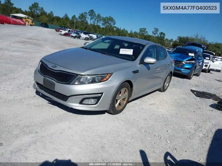 5XXGM4A77FG400523 2015 Kia Optima Lx