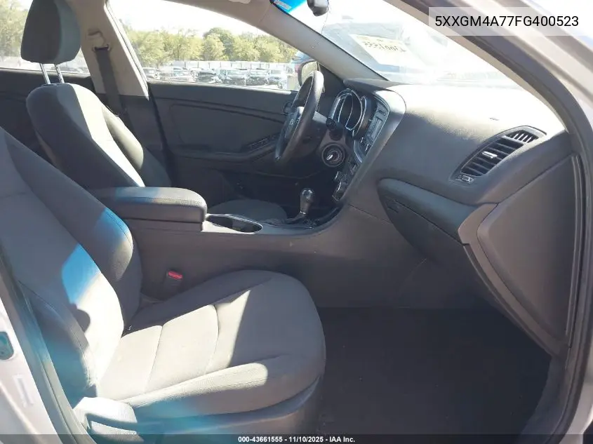5XXGM4A77FG400523 2015 Kia Optima Lx