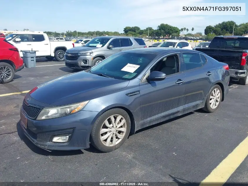 5XXGN4A71FG397051 2015 Kia Optima Ex