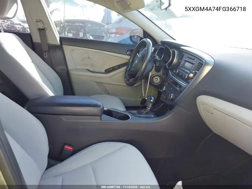 5XXGM4A74FG366718 2015 Kia Optima Lx