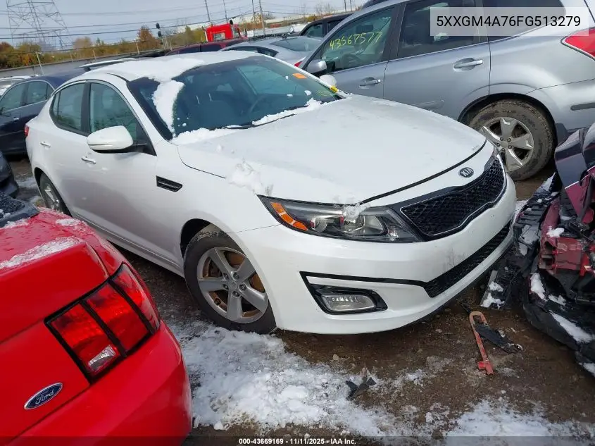5XXGM4A76FG513279 2015 Kia Optima Lx