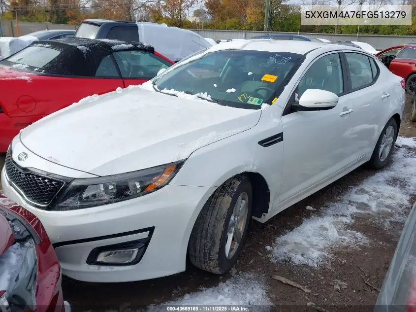 5XXGM4A76FG513279 2015 Kia Optima Lx