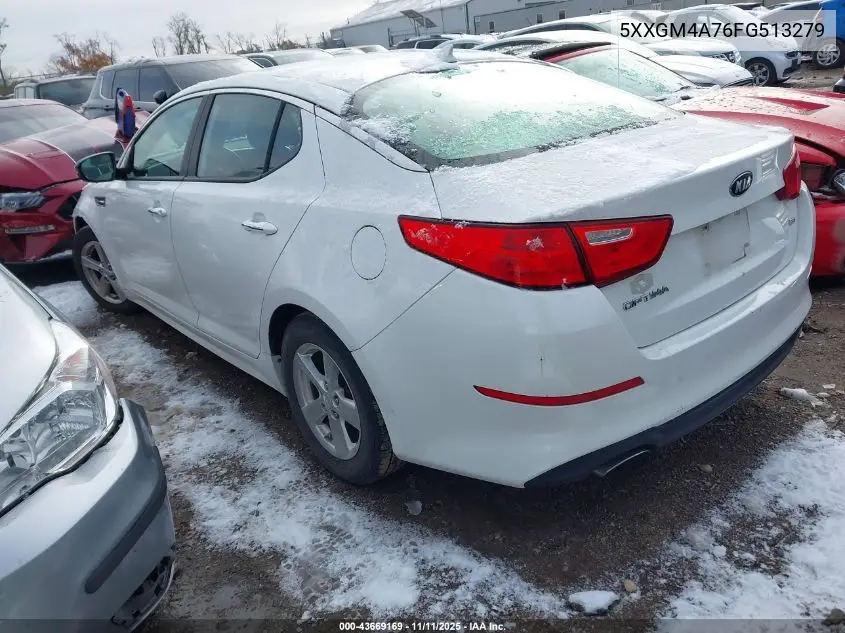 5XXGM4A76FG513279 2015 Kia Optima Lx