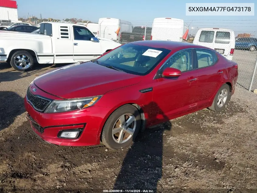 5XXGM4A77FG473178 2015 Kia Optima Lx