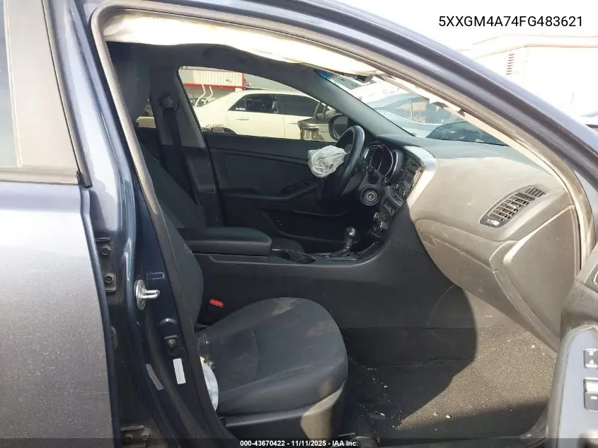 5XXGM4A74FG483621 2015 Kia Optima Lx
