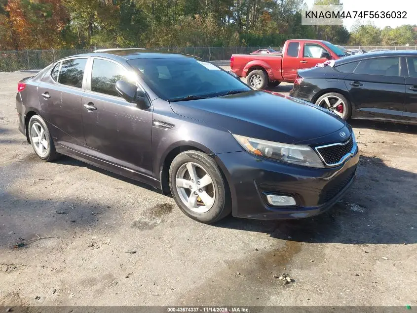 KNAGM4A74F5636032 2015 Kia Optima Lx