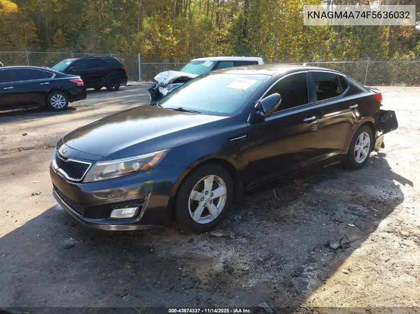 KNAGM4A74F5636032 2015 Kia Optima Lx