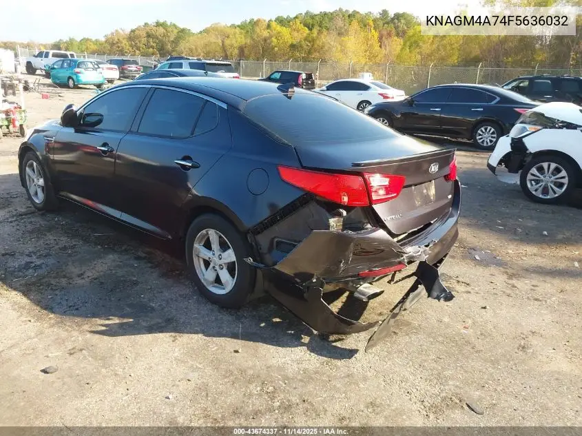 KNAGM4A74F5636032 2015 Kia Optima Lx