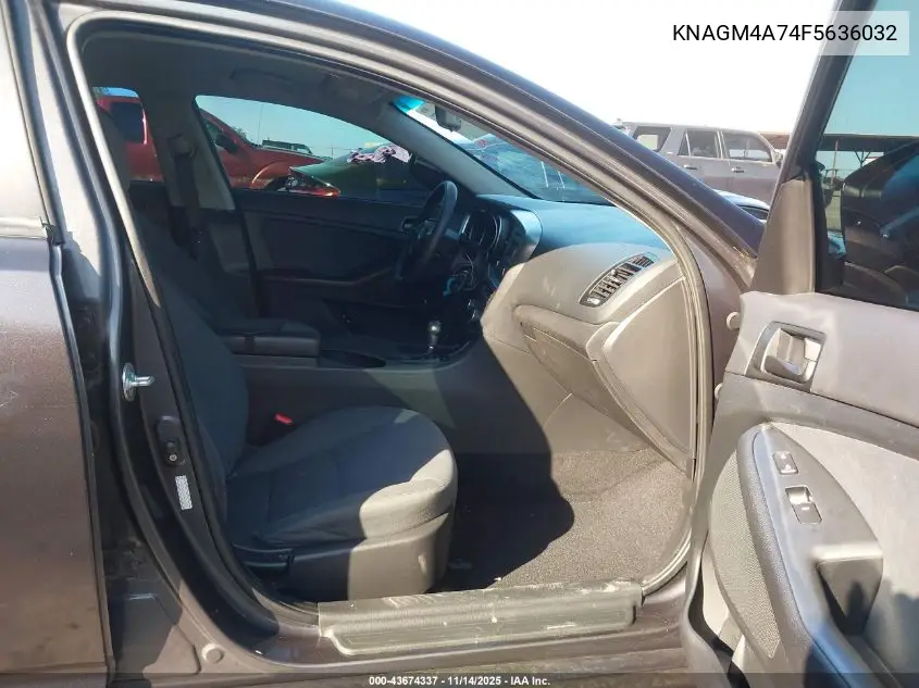 KNAGM4A74F5636032 2015 Kia Optima Lx