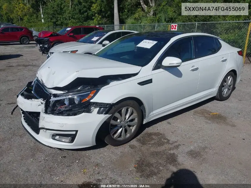 5XXGN4A74FG455069 2015 Kia Optima Ex