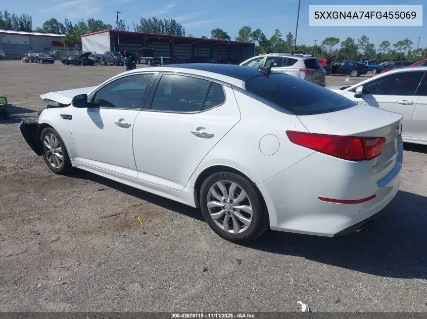 5XXGN4A74FG455069 2015 Kia Optima Ex