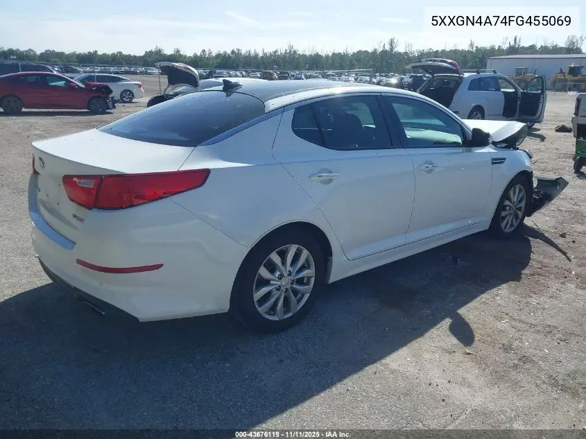 5XXGN4A74FG455069 2015 Kia Optima Ex