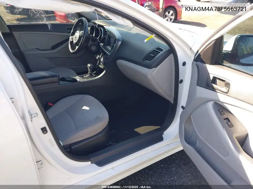 KNAGM4A78F5663721 2015 Kia Optima Lx