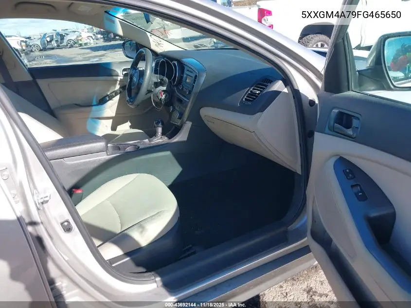 5XXGM4A79FG465650 2015 Kia Optima Lx