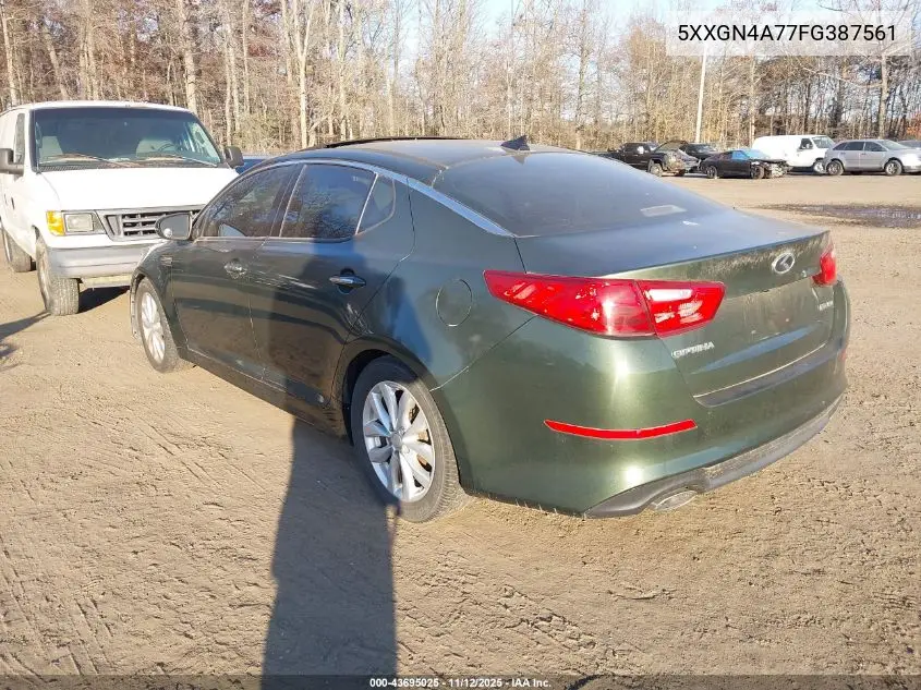 5XXGN4A77FG387561 2015 Kia Optima Ex