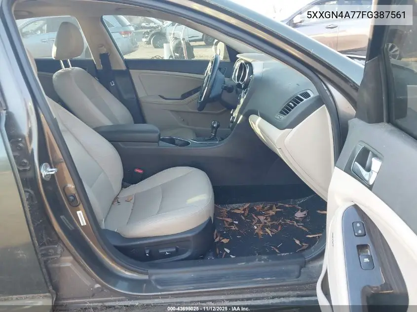 5XXGN4A77FG387561 2015 Kia Optima Ex