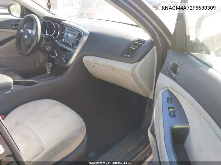 KNAGM4A72F5630309 2015 Kia Optima Lx