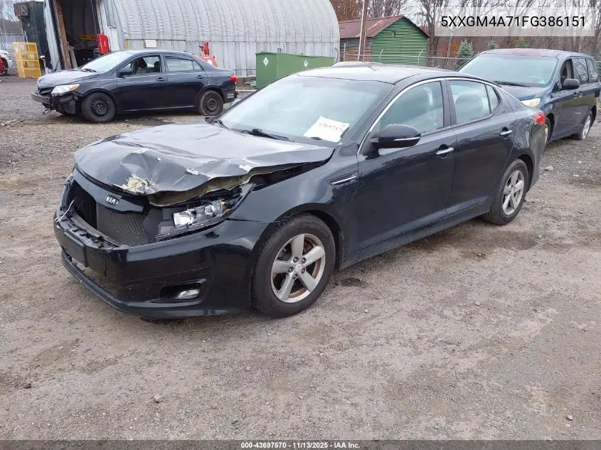 5XXGM4A71FG386151 2015 Kia Optima Lx