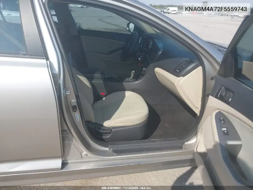 KNAGM4A72F5559743 2015 Kia Optima Lx
