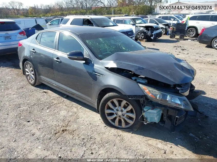 5XXGM4A75FG497074 2015 Kia Optima Lx