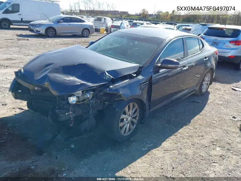 5XXGM4A75FG497074 2015 Kia Optima Lx
