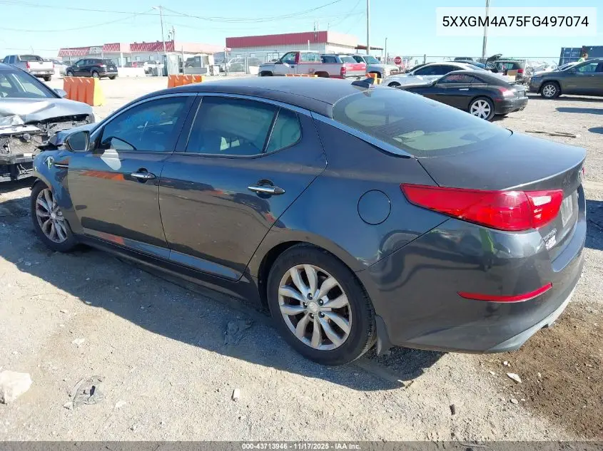 5XXGM4A75FG497074 2015 Kia Optima Lx
