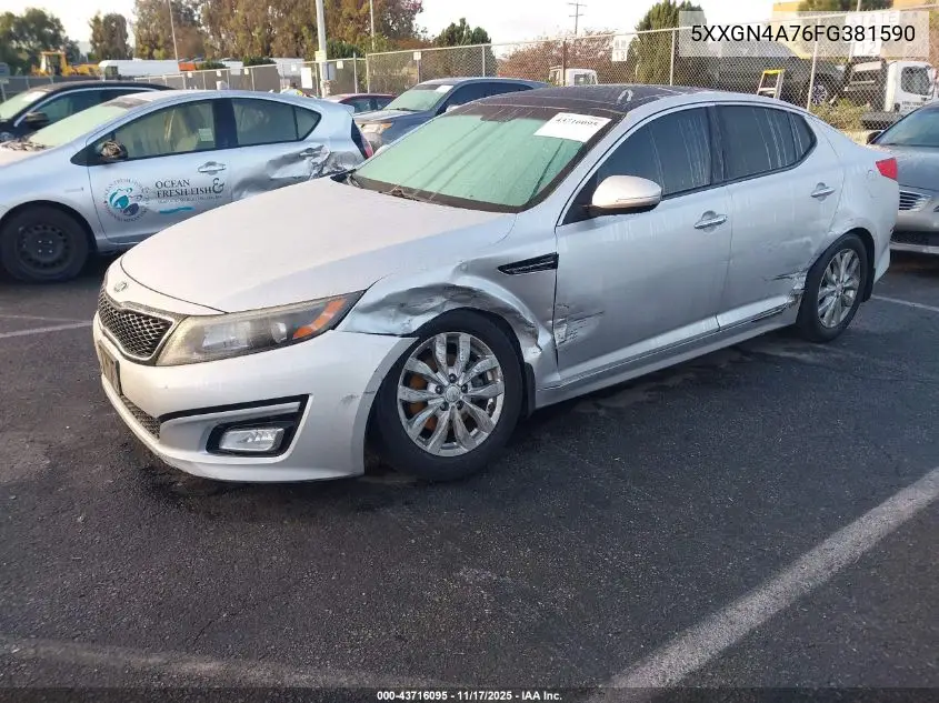 5XXGN4A76FG381590 2015 Kia Optima Ex