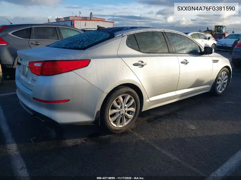 5XXGN4A76FG381590 2015 Kia Optima Ex