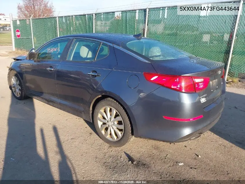 5XXGM4A73FG443644 2015 Kia Optima Lx