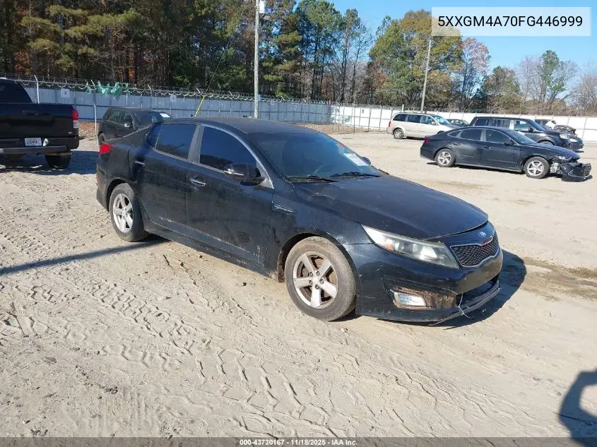 5XXGM4A70FG446999 2015 Kia Optima Lx