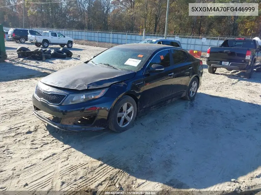 5XXGM4A70FG446999 2015 Kia Optima Lx