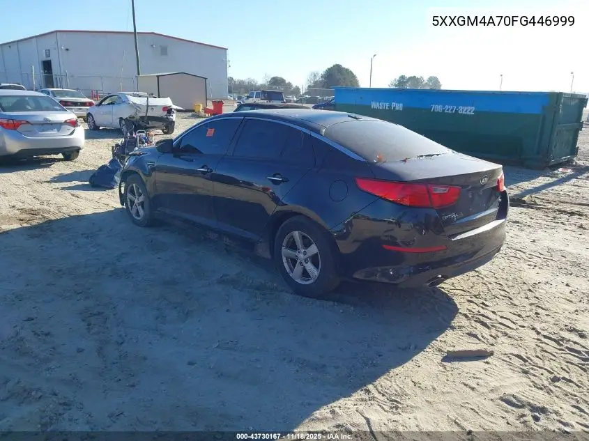 5XXGM4A70FG446999 2015 Kia Optima Lx