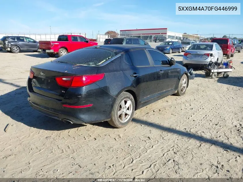 5XXGM4A70FG446999 2015 Kia Optima Lx