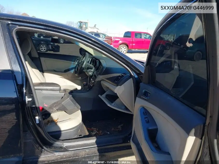 5XXGM4A70FG446999 2015 Kia Optima Lx