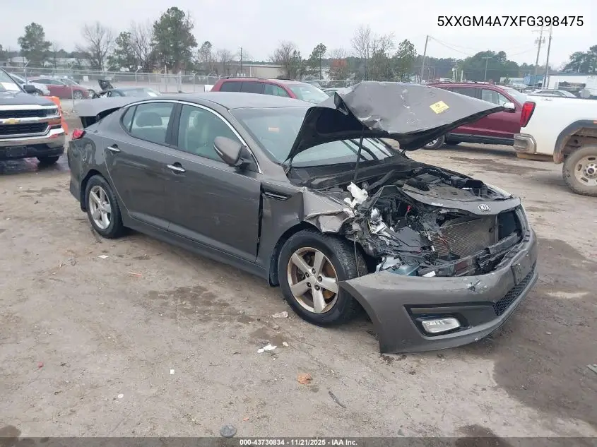 5XXGM4A7XFG398475 2015 Kia Optima Lx