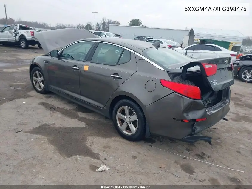 5XXGM4A7XFG398475 2015 Kia Optima Lx
