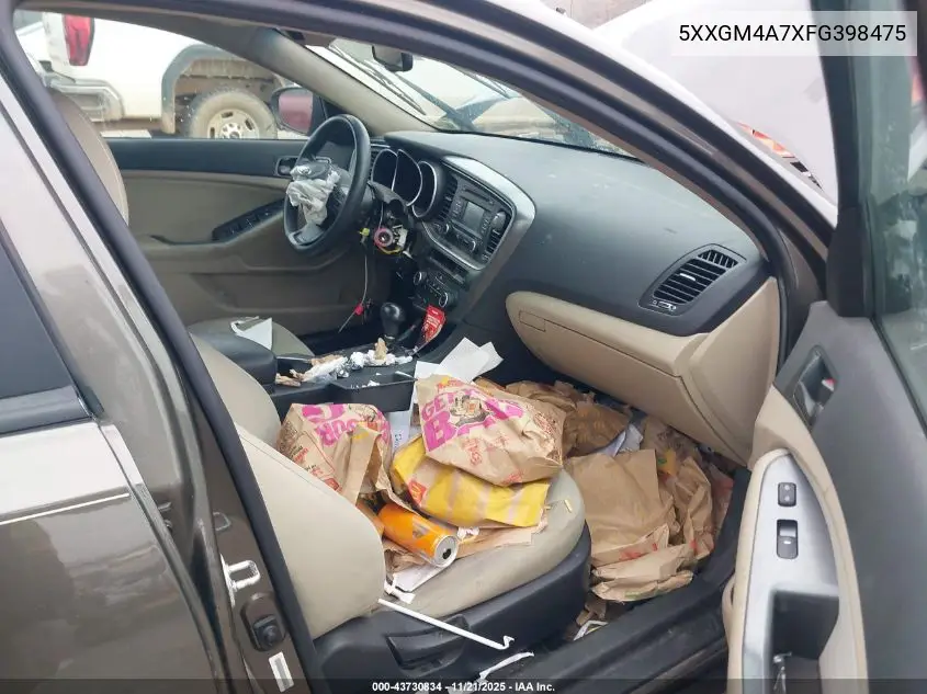 5XXGM4A7XFG398475 2015 Kia Optima Lx